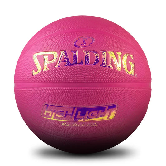 Spalding Highlight Colour Rush Outdoor Basketball - Pink Size 6
