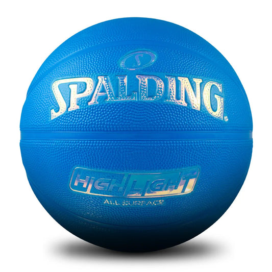 Spalding Highlight Colour Rush Outdoor Basketball - Blue Size 7