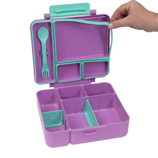 All-in Lunch Box - Fuchsia - Lilac
