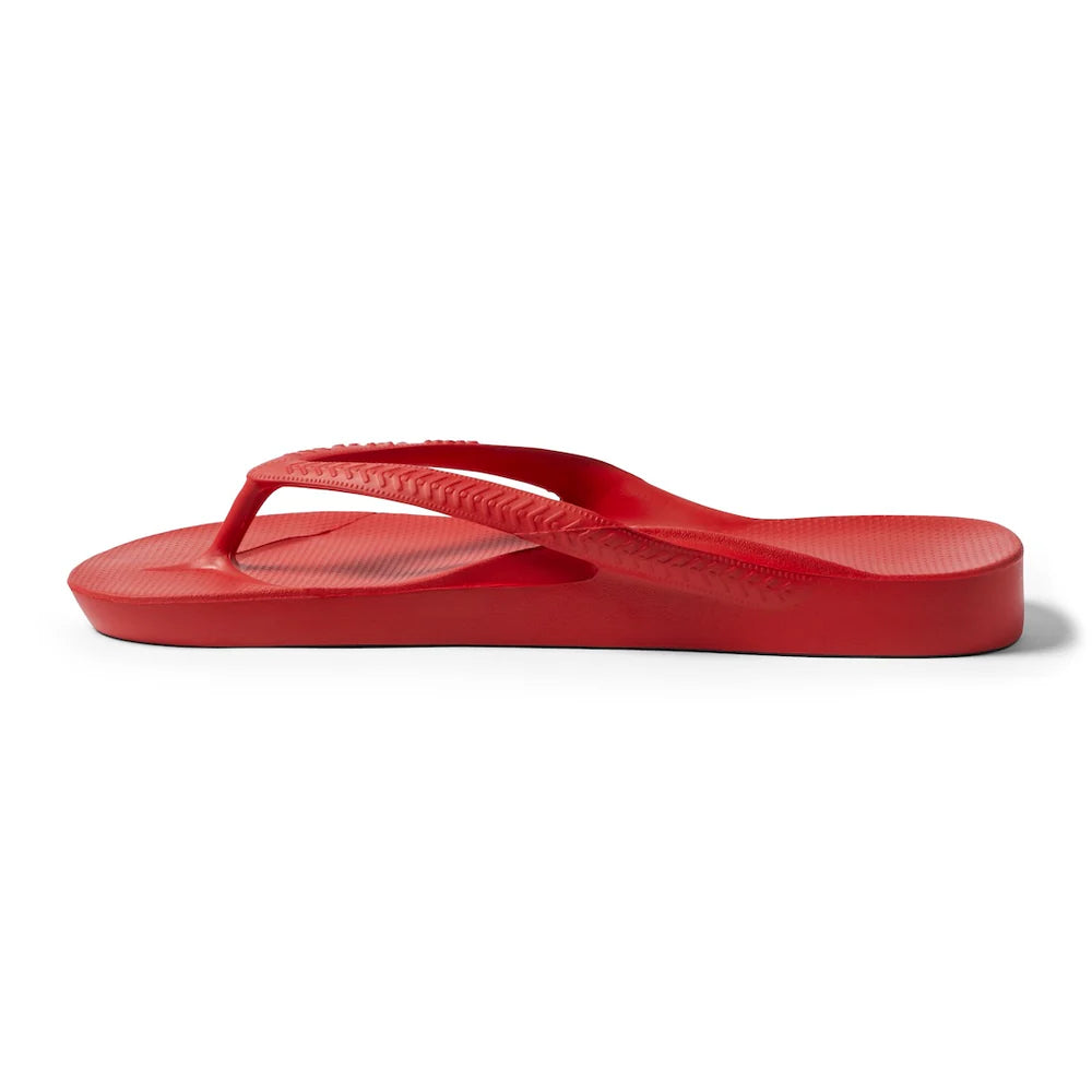 Archies Arch Support Thongs - Chilli Red