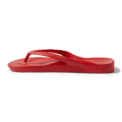 Archies Arch Support Thongs - Chilli Red