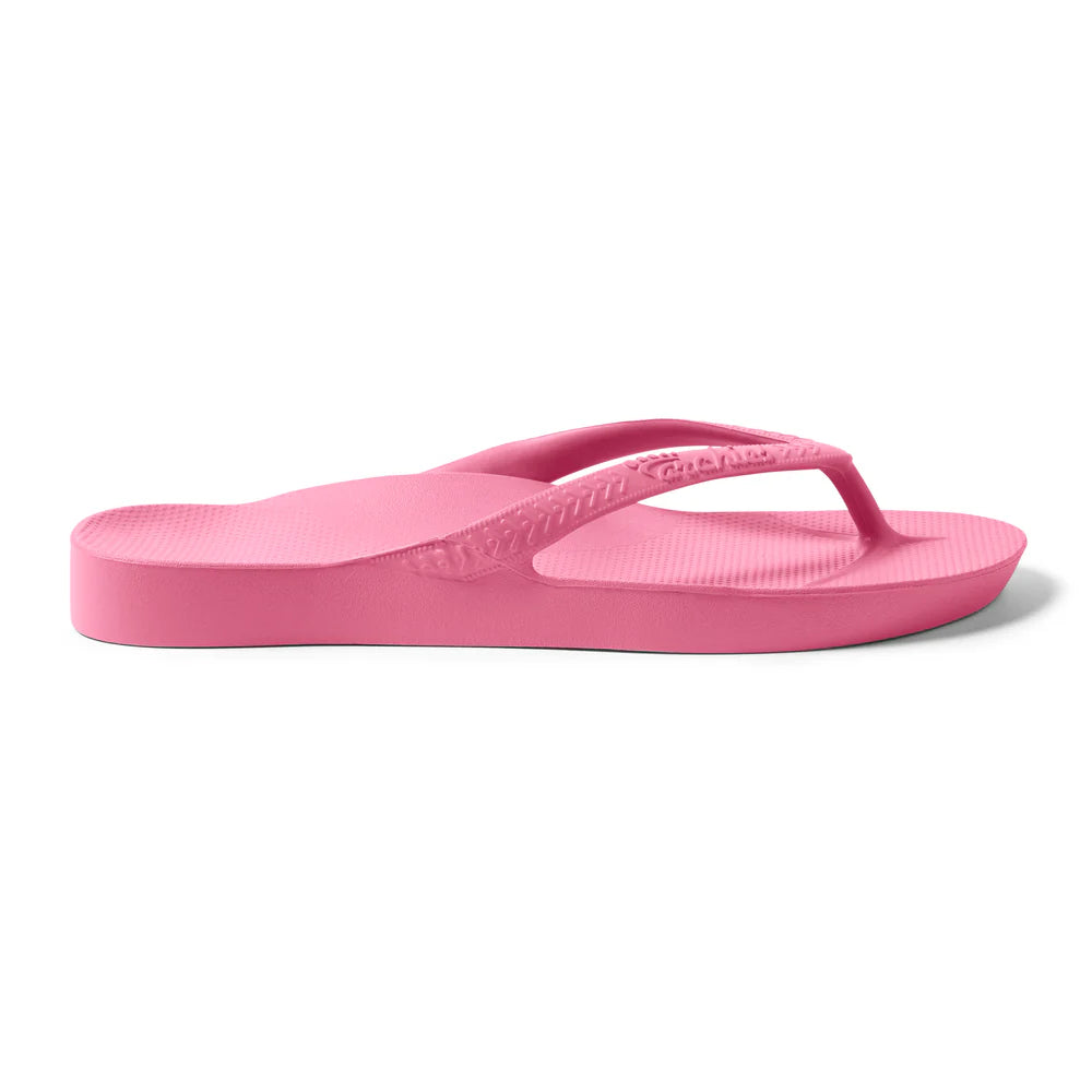 Archies Arch Support Thongs - Hot Pink