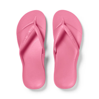 Archies Arch Support Thongs - Hot Pink