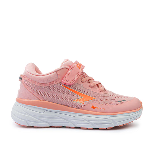 Axion Velcro Strap Girls Runner - Pink/Peach