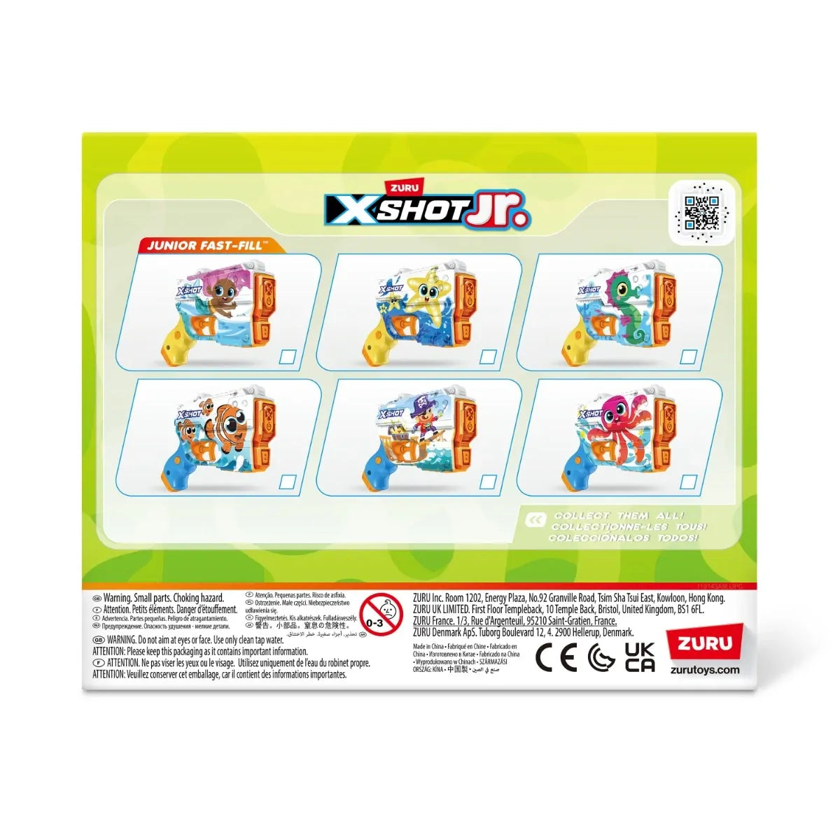 Zuru XSHOT Fast Fill Skins Water Gun - Junior Blaster