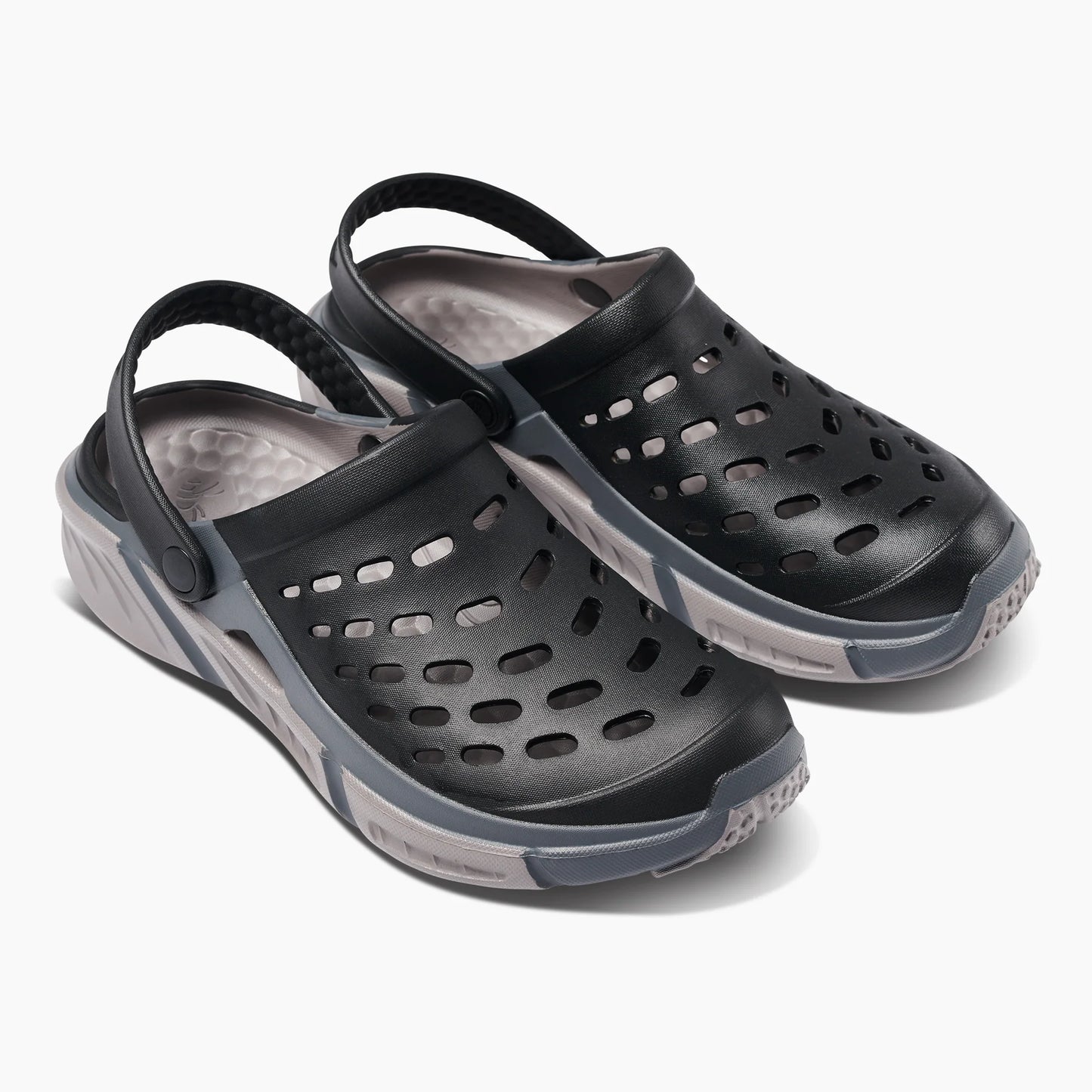 Joybees Adult Trekking Clog - Black/Charcoal