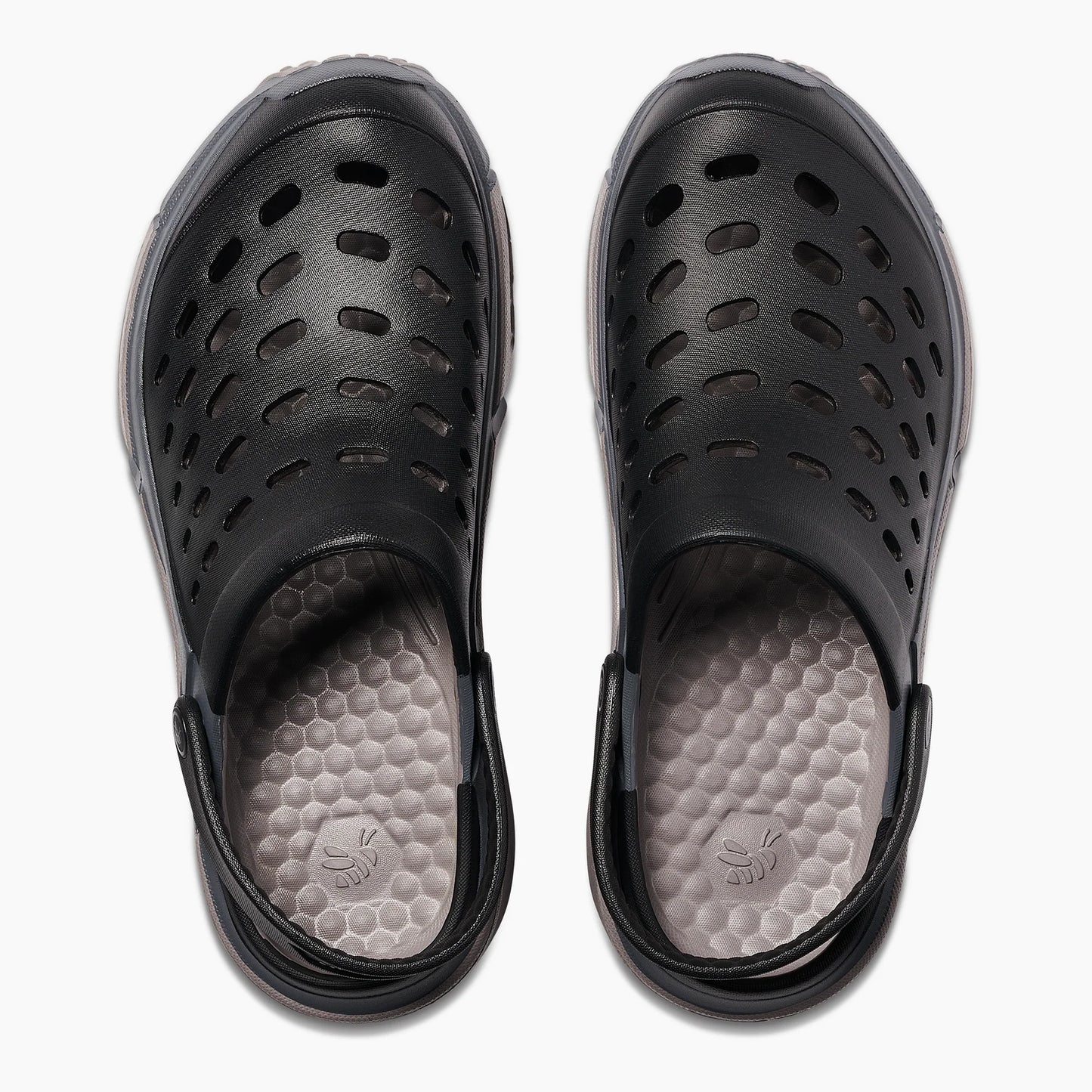 Joybees Adult Trekking Clog - Black/Charcoal