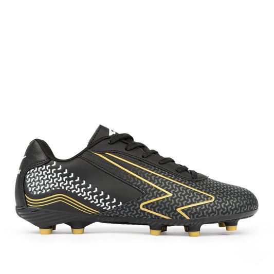 Sfida Catalyst Senior Football Boots - Black/Gold Wide Fit