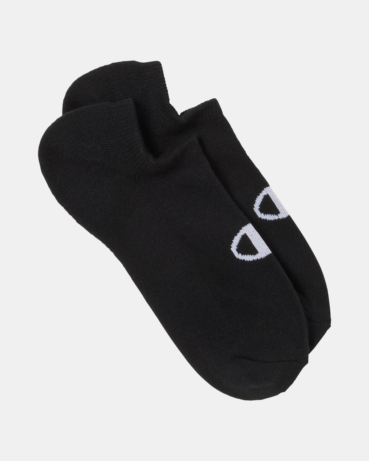 Champion C Logo No Show 7 Pack - Black