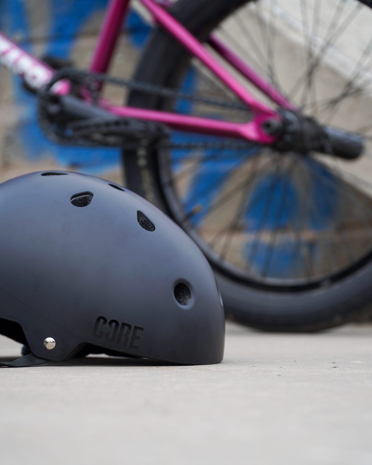 Core Street Helmet - Black/Black