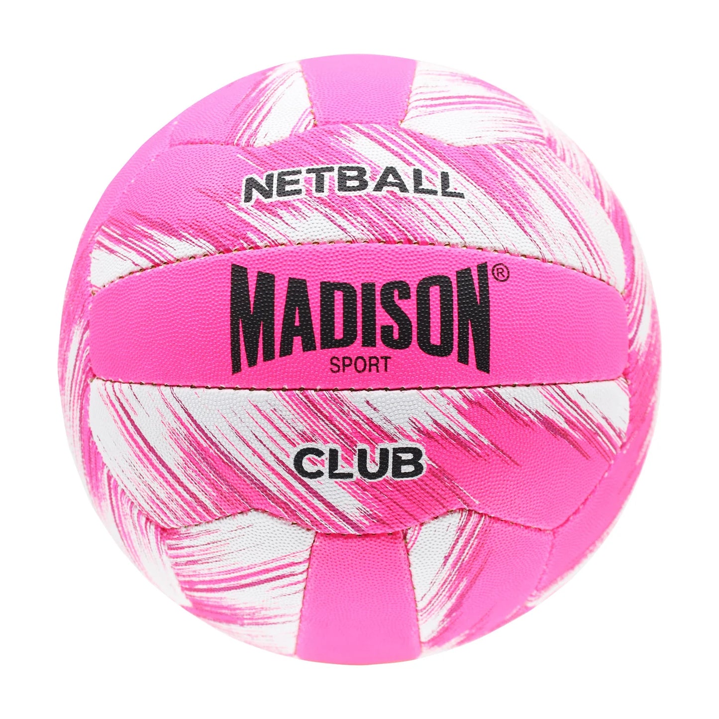Madison Club Netball - Pink/White/Silver