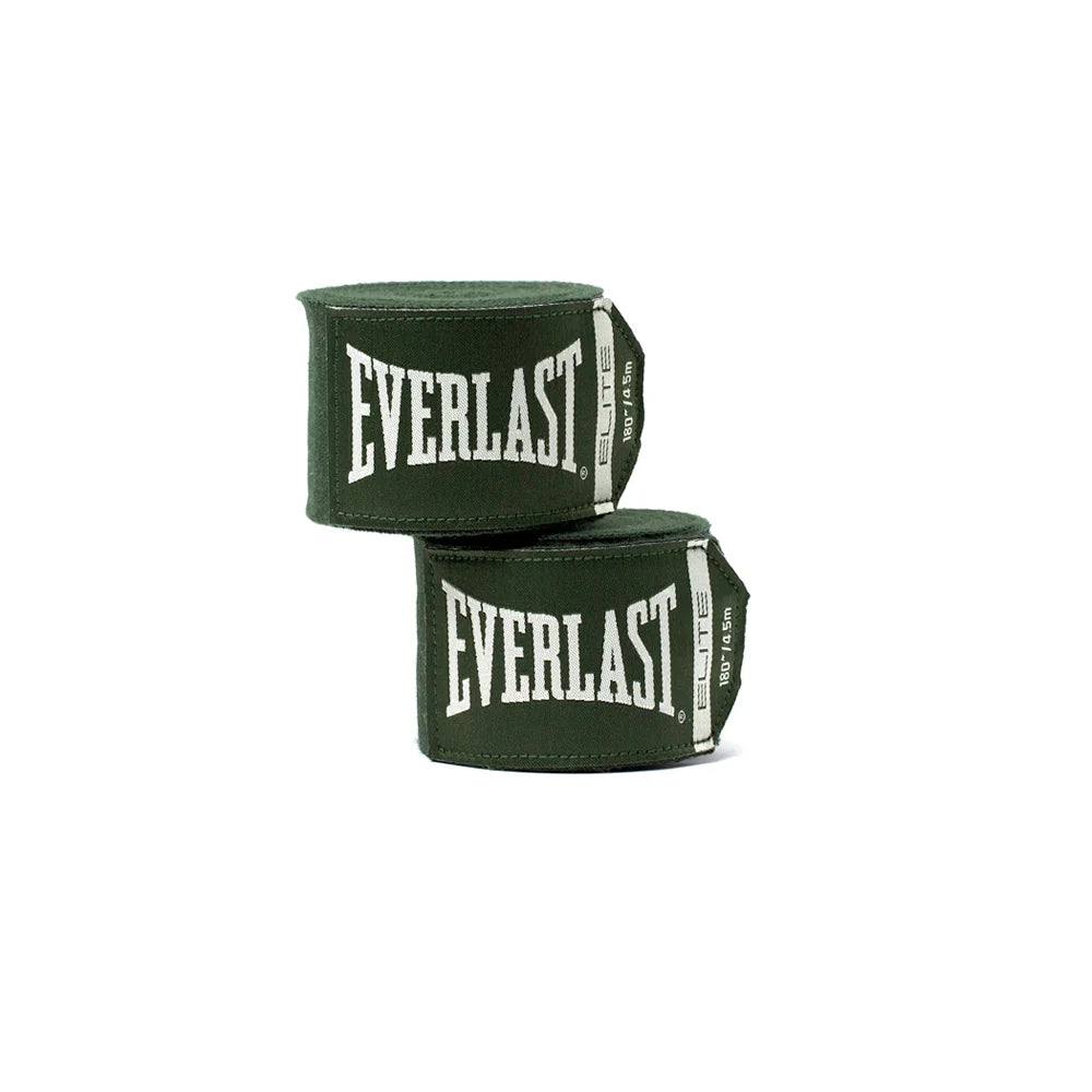 Everlast Elite 180 inch Hand Wraps - Green