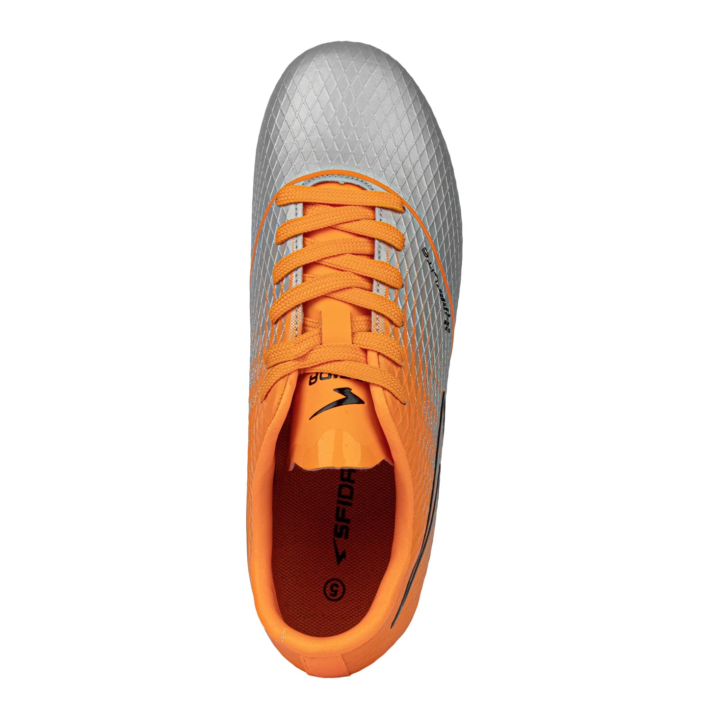 Equaliser Junior Football Boots - Silver/Orange