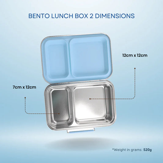Bento Lunch Box 2 Leak Proof - Mint