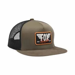 Fox Winged Trucker Hat - Military