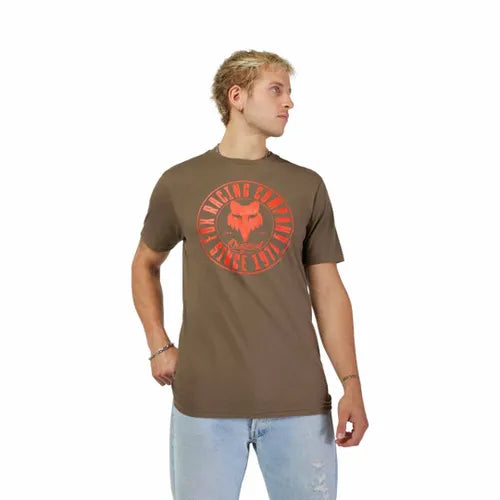 Men's Emblem SS Prem Tee Shirt - Military
