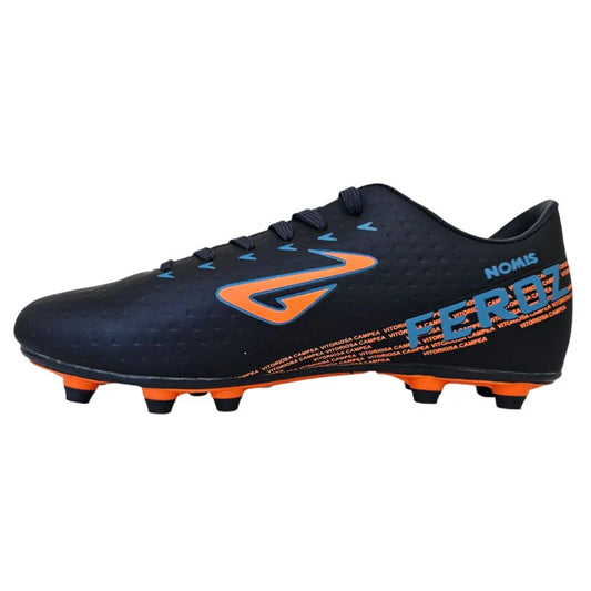 Nomis Feroz FG Adults Football Boot - Navy/Royal/Orange