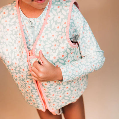 Swim Essentials Kids Swimming Vest - Florish Green