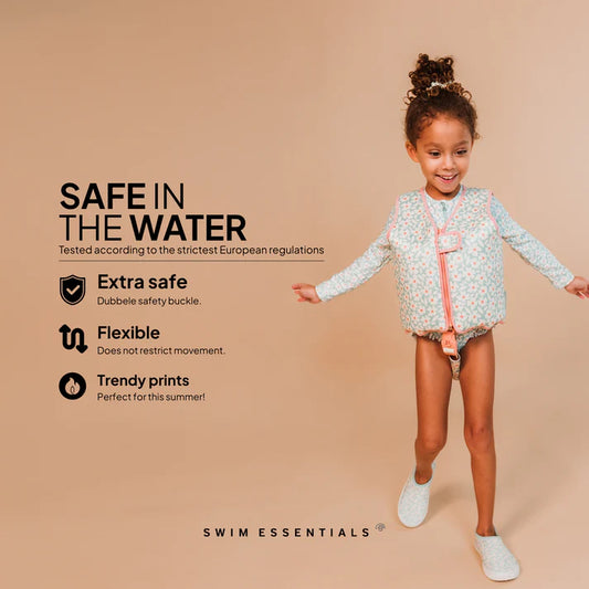 Swim Essentials Kids Swimming Vest - Florish Green