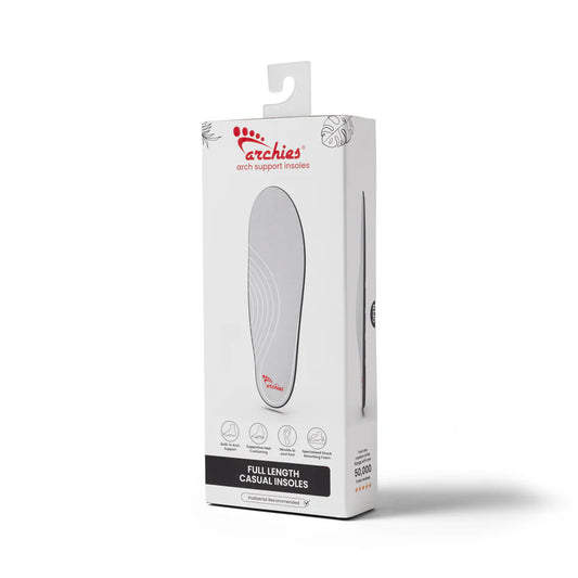 Archies Arch Support Insoles - Full Length Casual Insoles