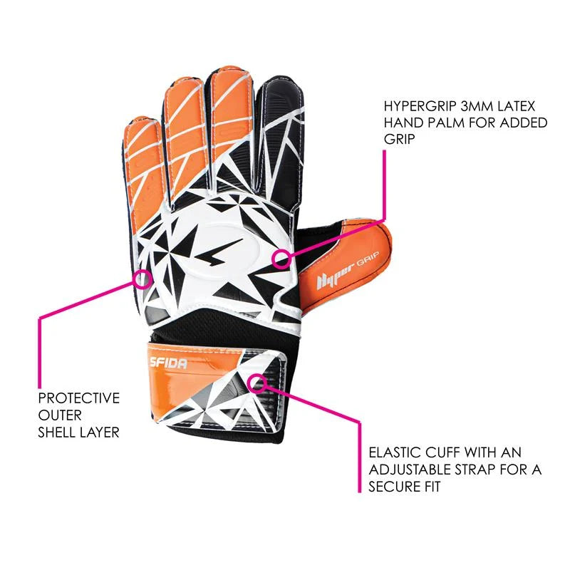 Sfida Goal Keeping Gloves - Training - Black/Orange