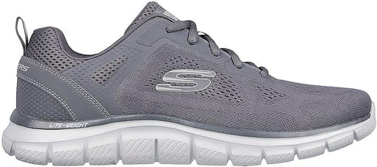 Skechers Track Broader Mens Running - Charcoal