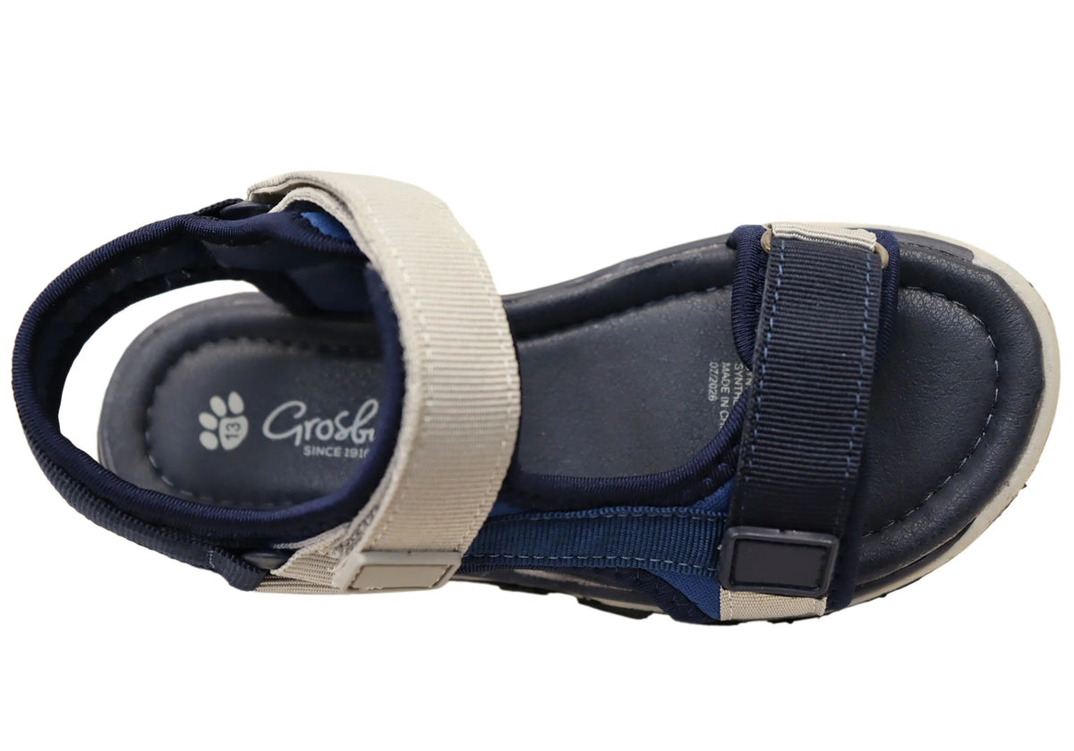 Grosby Marcus Comfortable Boys Kids Adjustable Sandals