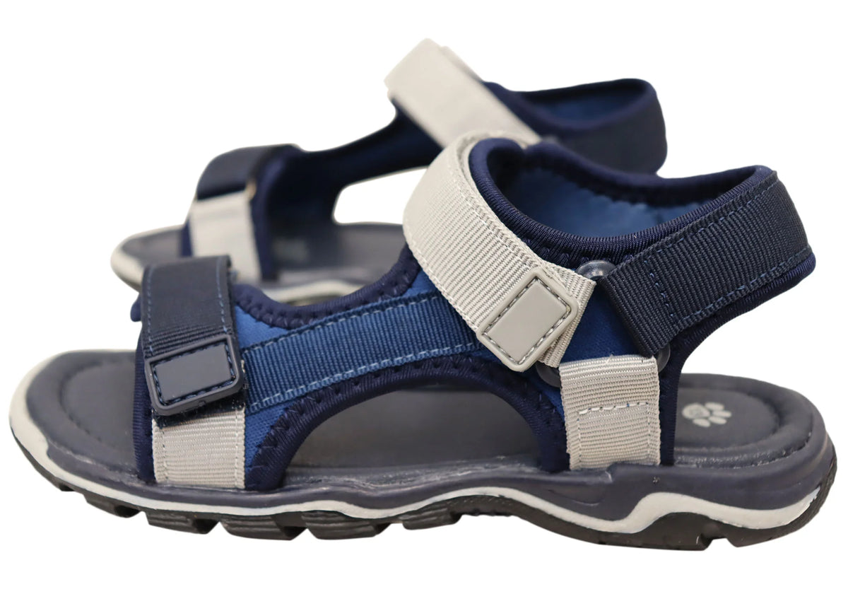 Grosby Marcus Comfortable Boys Kids Adjustable Sandals