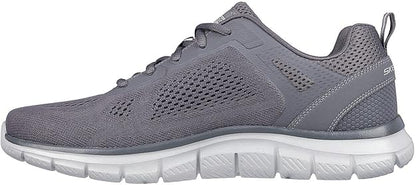 Skechers Track Broader Mens Running - Charcoal