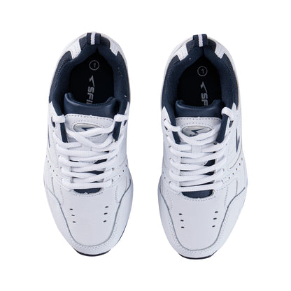 Sfida Defy Junior Leather Cross Trainer - White/Navy