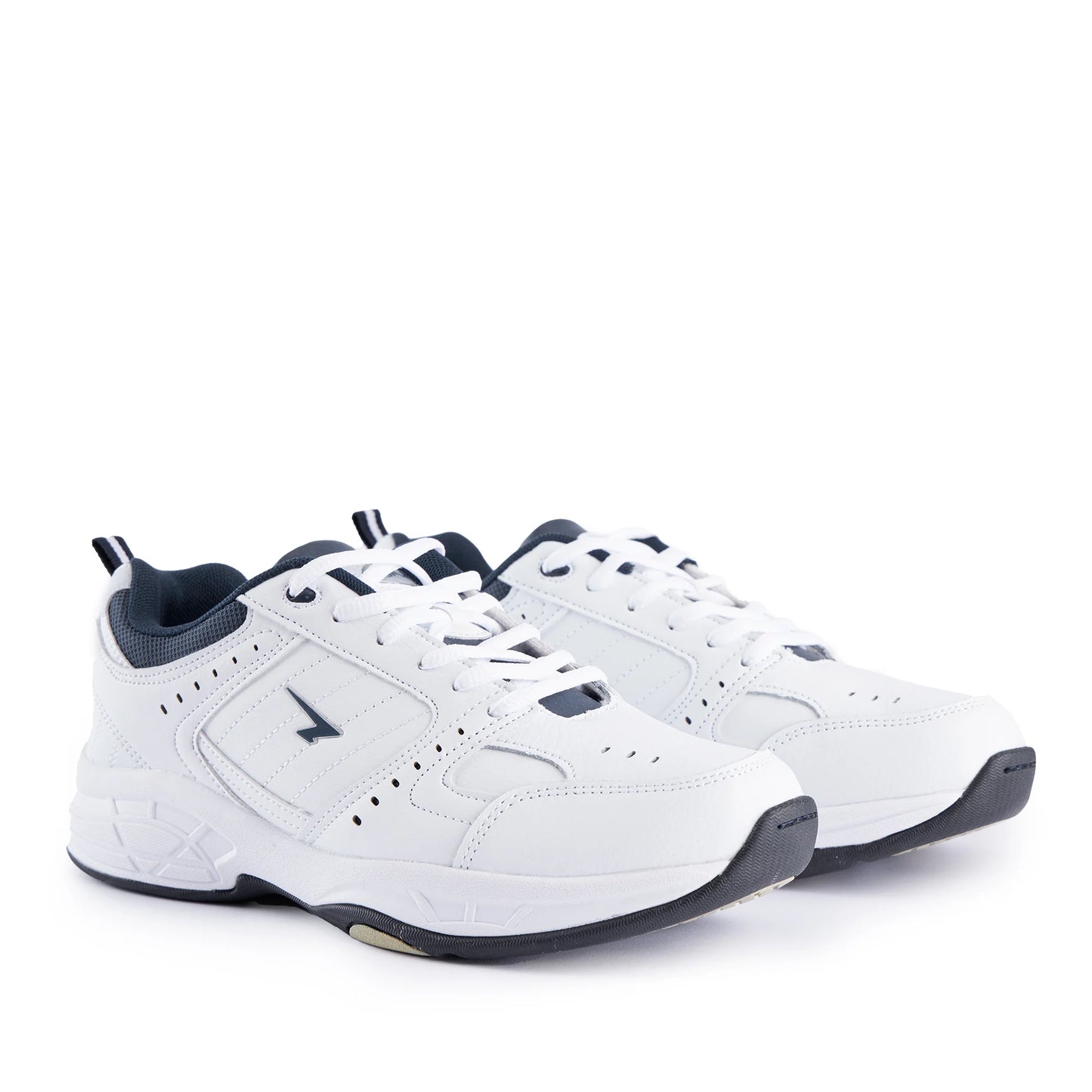 Sfida Defy Senior Leather Cross Trainer - White/Navy