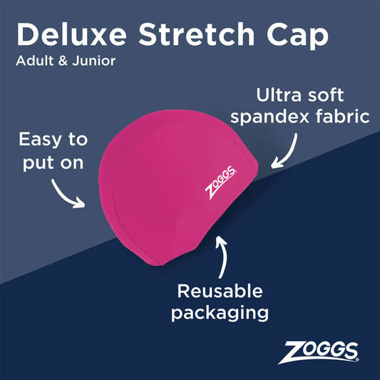Zoggs Deluxe Stretch Cap Assorted*