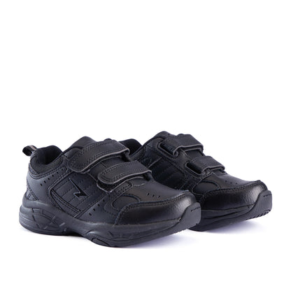 Sfida Defy Junior Leather Cross Trainer (Velcro) - Black