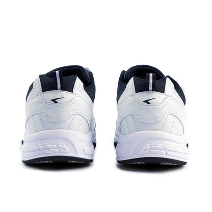 Sfida Defy Senior Leather Cross Trainer (Velcro) - White/Navy