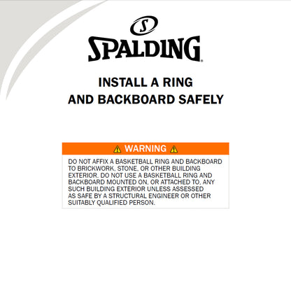 Spalding Standard Basketball Steel Rim (no net)