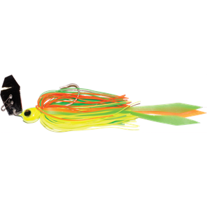 JAZLures 1/4 OZ Party Grub 03 Green Yellow Orange
