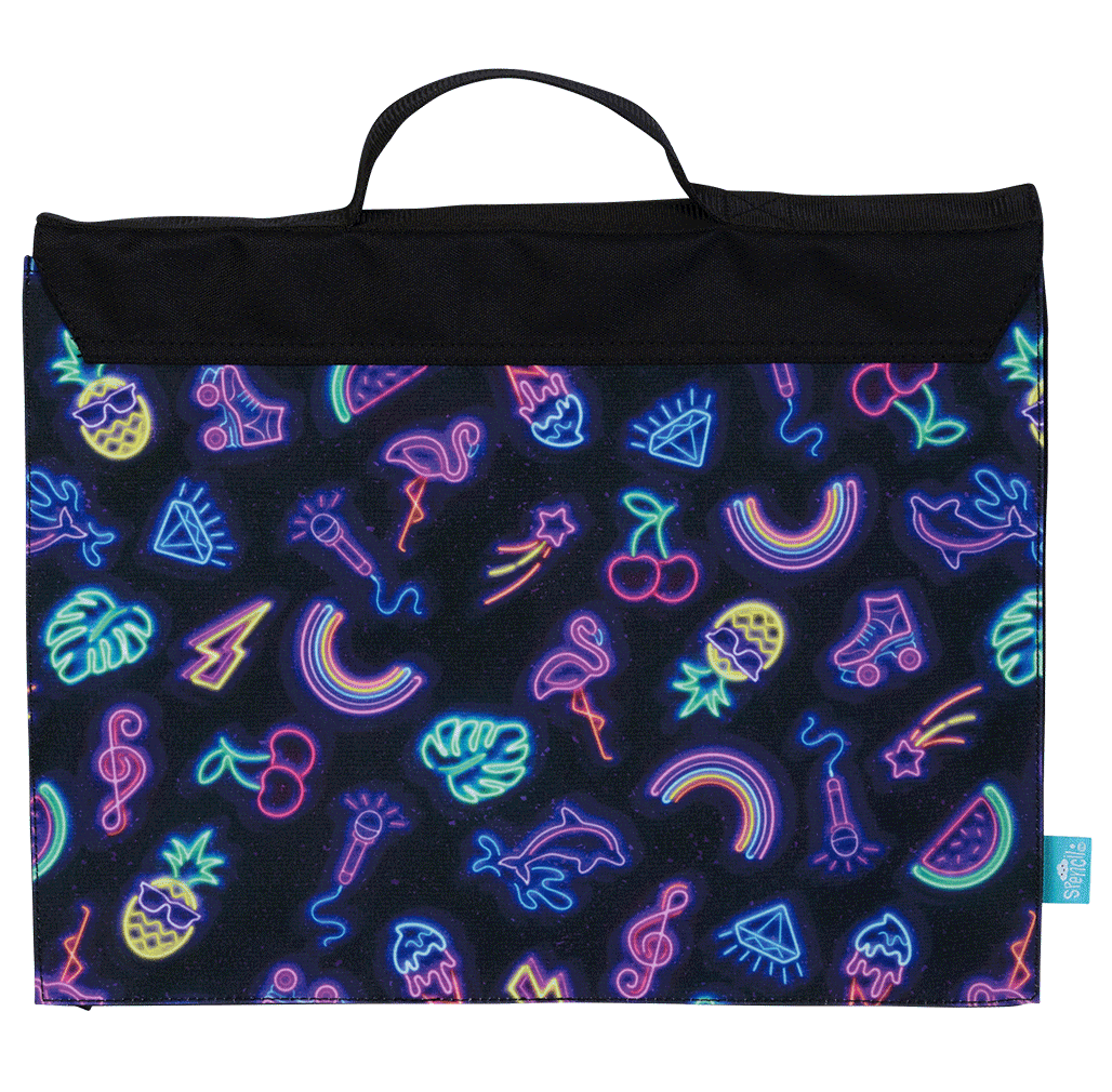 Library Bag - Neon Party
