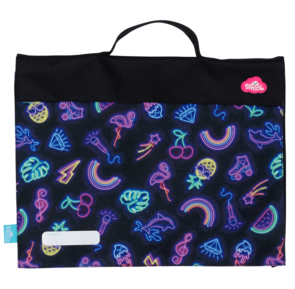 Library Bag - Neon Party
