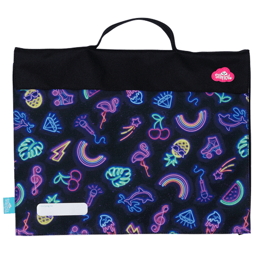 Library Bag - Neon Party