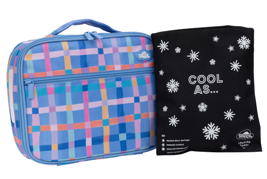 Big Cooler Lunch Bag - Pastel Plaid