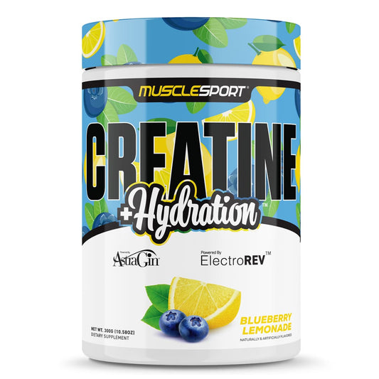 Musclesport Creatine & Hydration - Blueberry Lemonade