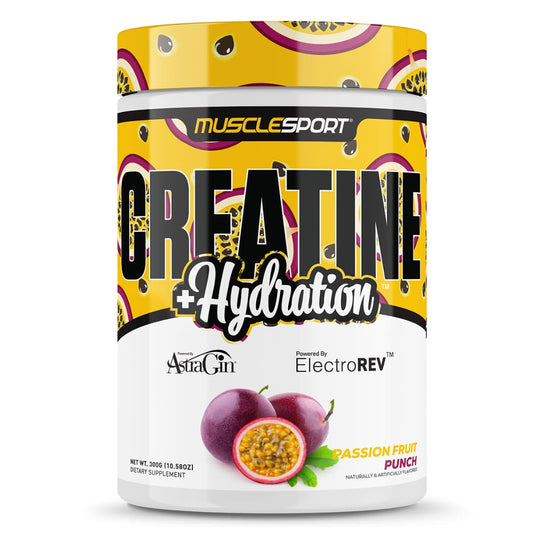 Musclesport Creatine & Hydration - Passionfruit Punch