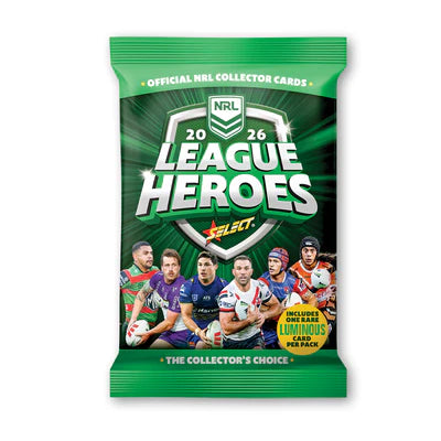 2026 NRL League Heroes Cards Pack