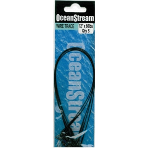 TRACE WIRE STM Black 10m-12 crimp 60LB