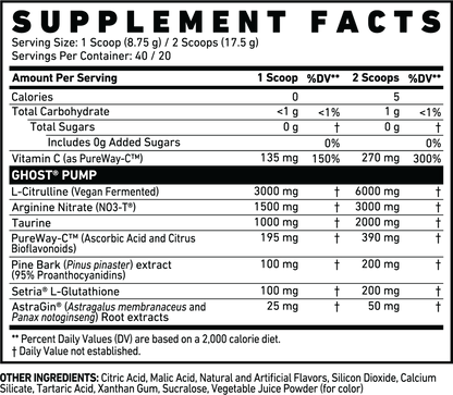 Ghost - Pump- Nitric Oxide