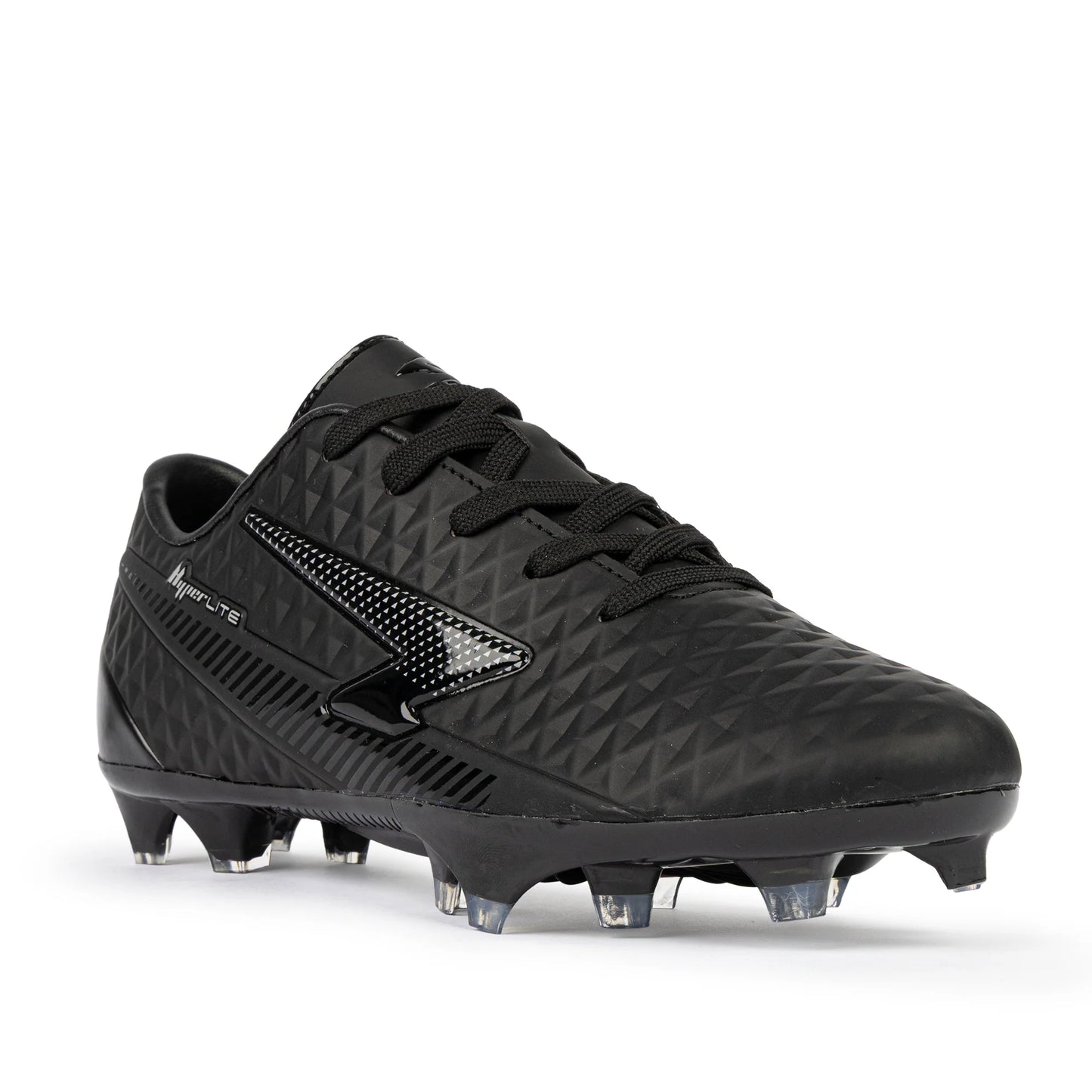 Rizz Junior Football Boots - Black/Black Wide Fit