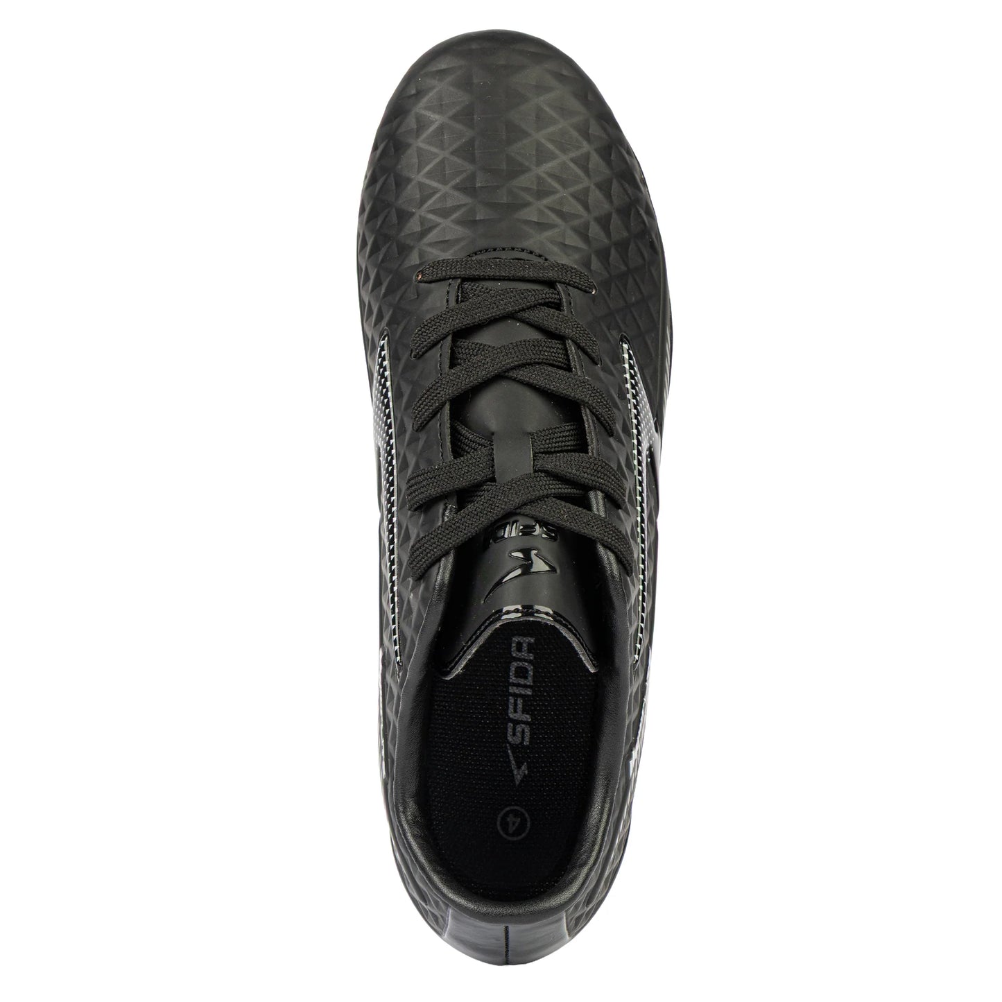 Rizz Junior Football Boots - Black/Black Wide Fit