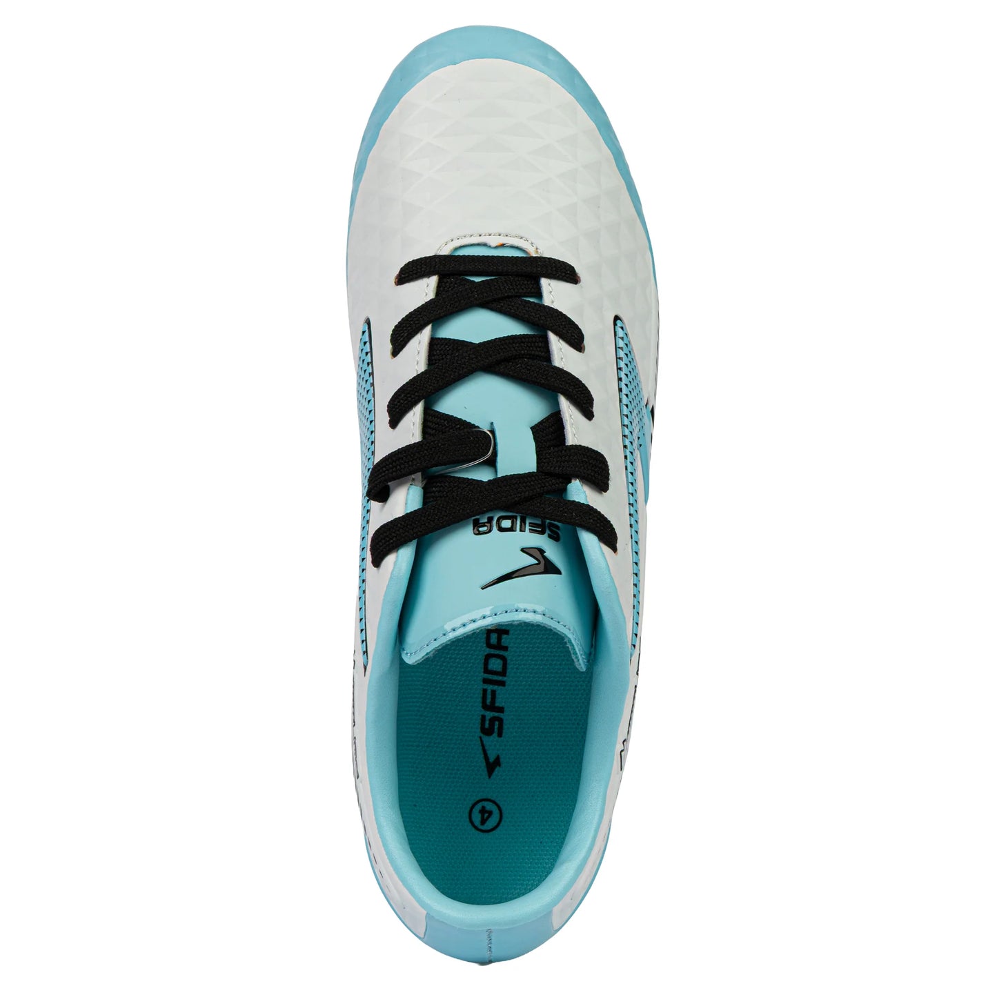 Rizz Junior Football Boots - White/Light Blue