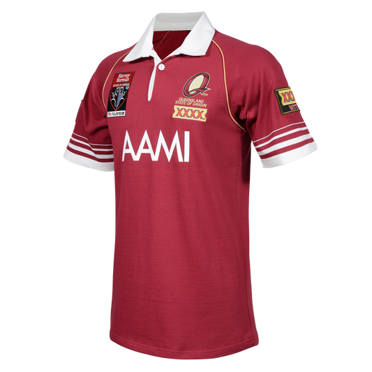 QLD Blues State of Origin 2006 Retro Jersey Maroon