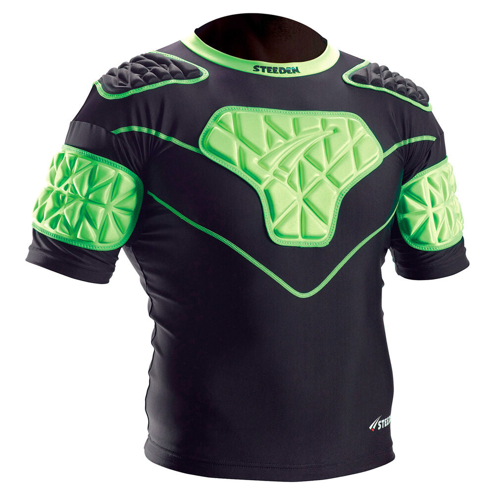 Steeden Viper Shoulder Pads fluoro yellow